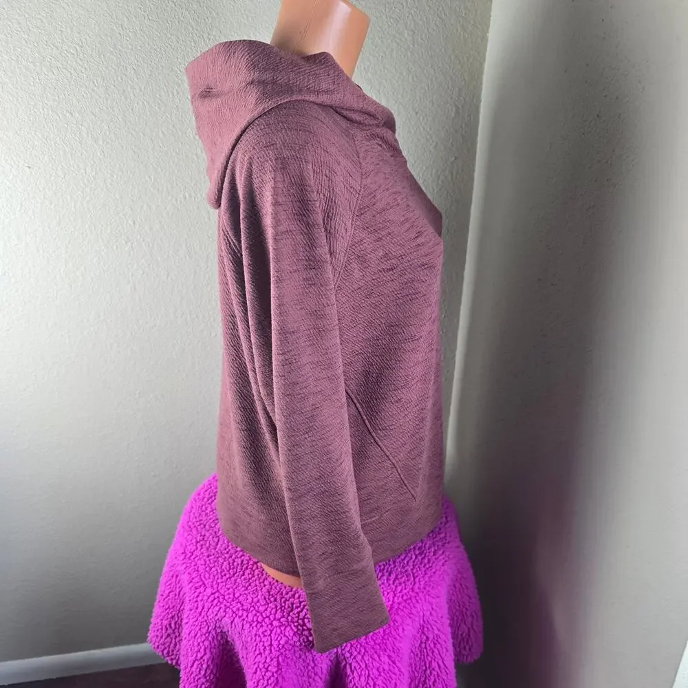prAna Sunrise Hoodie - Heathered Maroon - Large - Picture 7 of 9